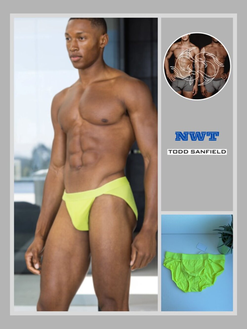 Todd Sanfield - Defiant Sport Brief - Hazard Yellow (M)